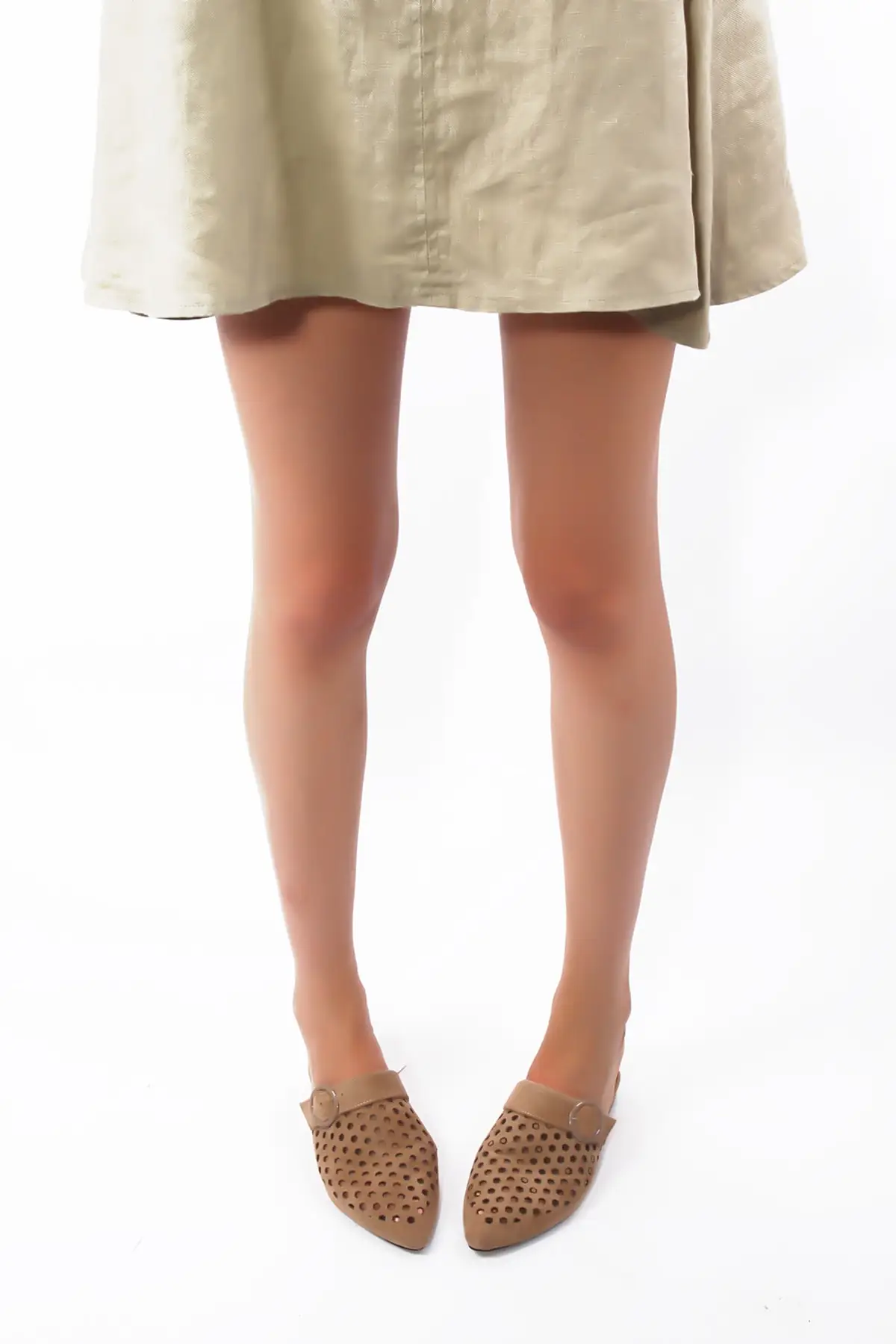 

Бежевые женские тапочки TERL0101