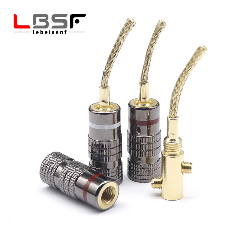 

Nakamichi, Банановый штекер, медный провод, плетеный, позолоченный, усилитель звука, стандартный штыревой разъем, металлическая розетка