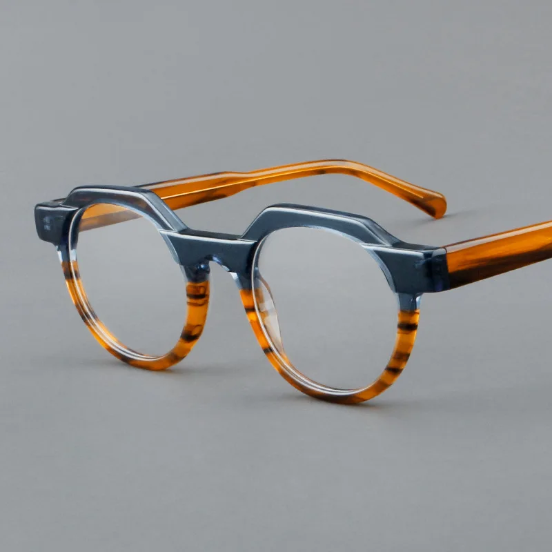Трендовые очки с защитой от синего света женские круглые для близорукости оправа