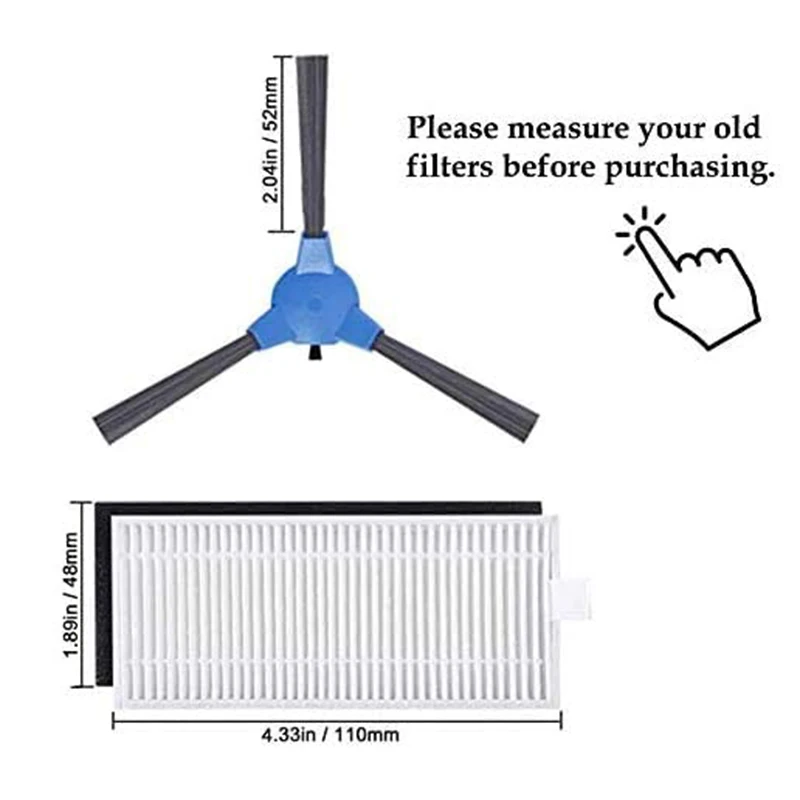 Комплект из 28 запасных частей совместимый с роликовой щеткой Robovac 11S 30C 15C R3500 R3500S