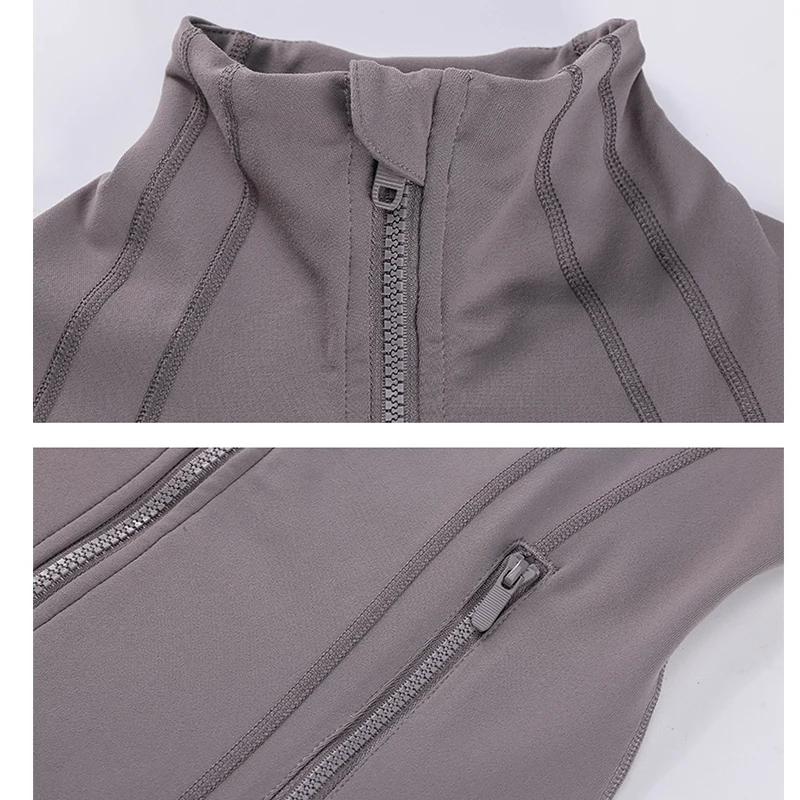 NWT Women's Jackets Sports Top Windbreaker For Running Fitness Long Sleeve Yoga Sportswear Clothing Gym Workout Clothes