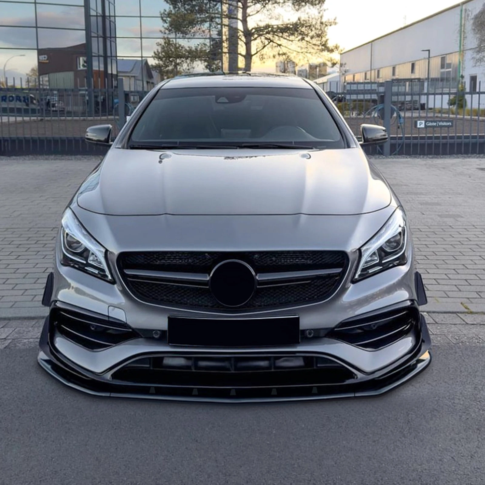 Комплект защиты спойлера переднего бампера для Mercedes-Benz CLA Class C117 CLA200 CLA220 CLA250 CLA260 CLA45 AMG 2016-2019 (art.: 3920cfa2b70fb) - 3920cfa2b70fb