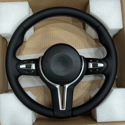 Ручной кожаный руль без лопастей для BMW 3 5 серии F10 F20 F30 F32 F36 F80 F82 M3 M4 M5 M Спортивные детали интерьера