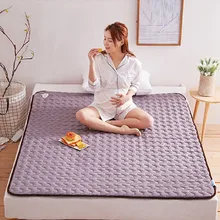 Electronic Sheet Heated Throw for Beds Electric Heating Pad Hot Cover Heater Rechargeable Aesthetic Thermal Blanket Body Double