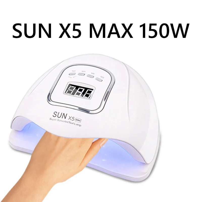 

150W Nail Lamp Equipment For Curing Nails Gel Polish 45 LED Beads Nail Dryer Lamp Quick Dry Gel With Smart Sensor Manicure Tool