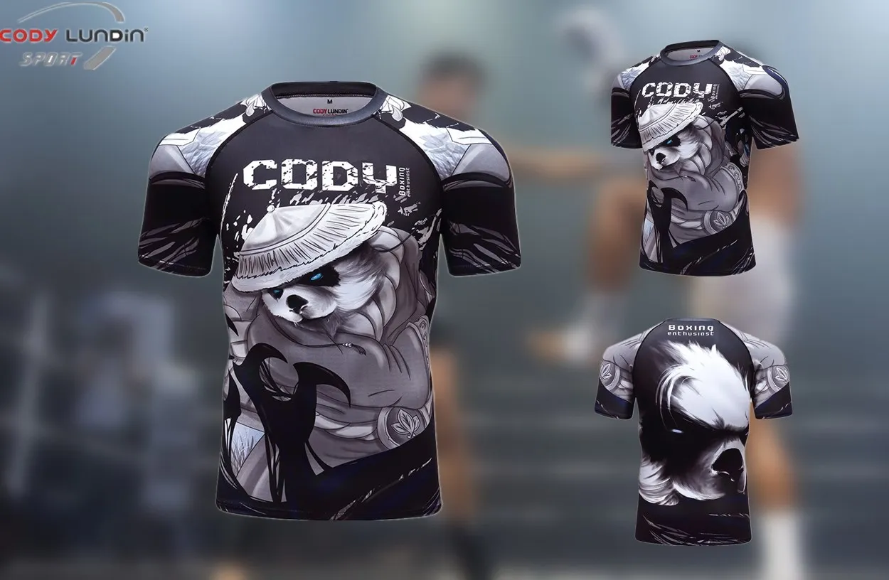 

Cody Lundin боксерские футболки компрессионная модная дышащая спортивная одежда с коротким рукавом топы для мужчин спортивная футболка для тренажерного зала ММА на заказ