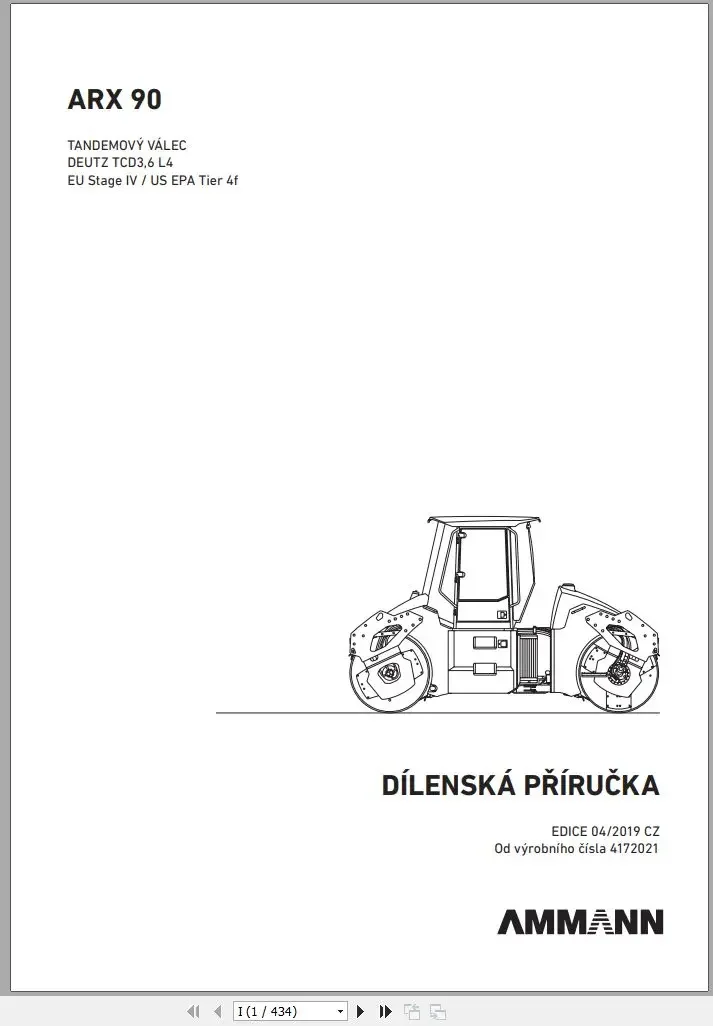 Руководство по технике запчастей и рабочей мастерской Ammann Heavy Compactor 2023 29 5 ГБ PDF
