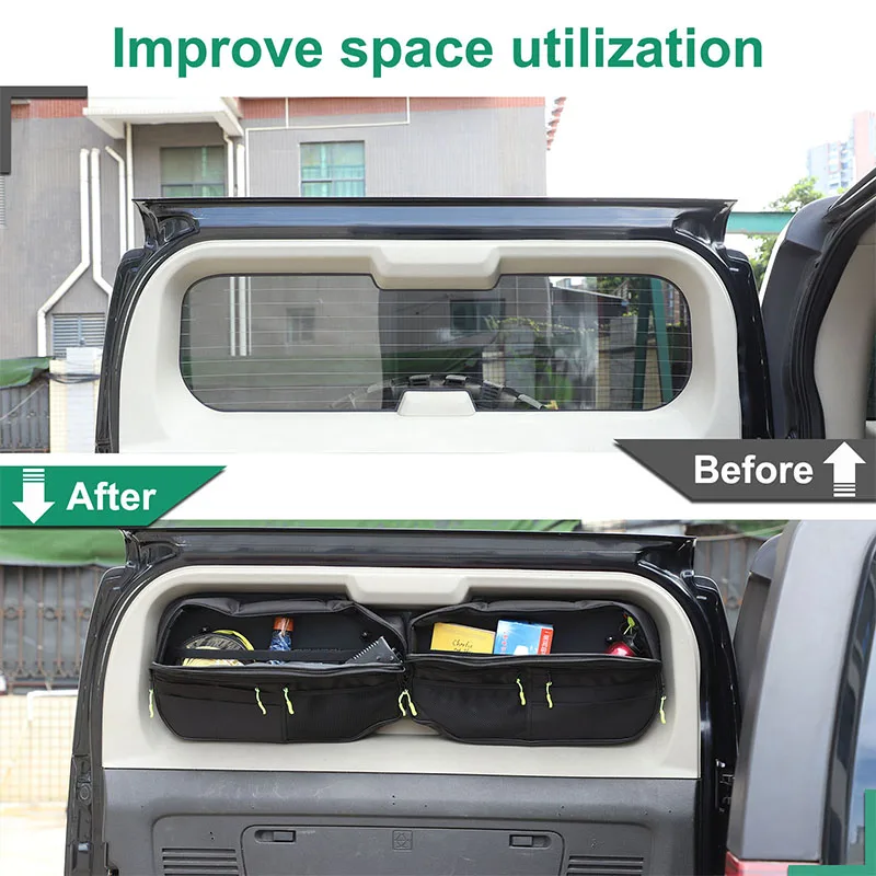 Для Hummer H3 2005-2009 багажник автомобиля задняя дверь окно сумка для хранения