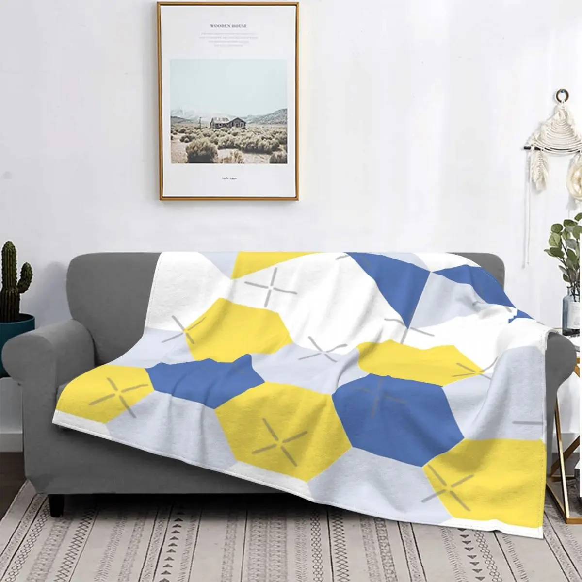 

Manta de formas matemáticas, cubrecama, cama a cuadros, cubierta de playa, manta de muselina, mantas receptoras