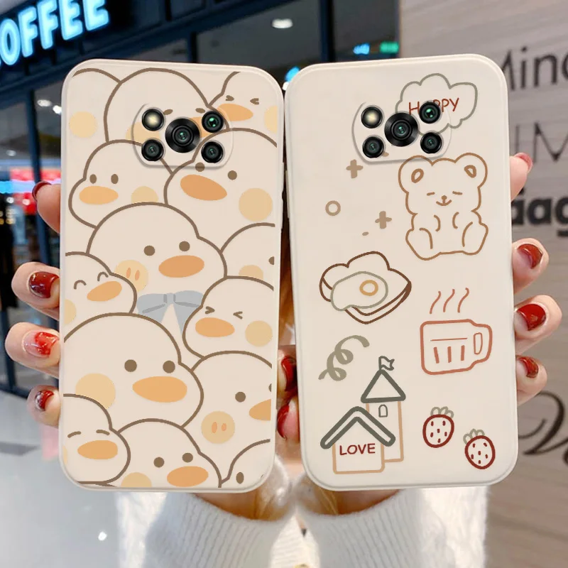 Чехол Poco X3 Pro в стиле ретро с изображением медведя чехол для телефона Xiaomi Redmi Note 8 9