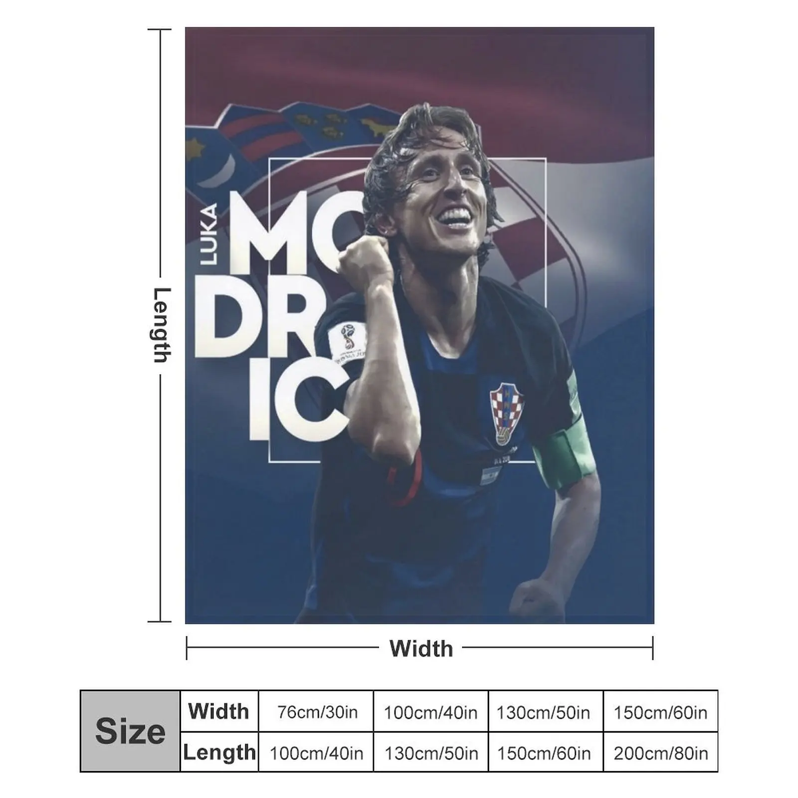 Одеяло Art Luka Modric