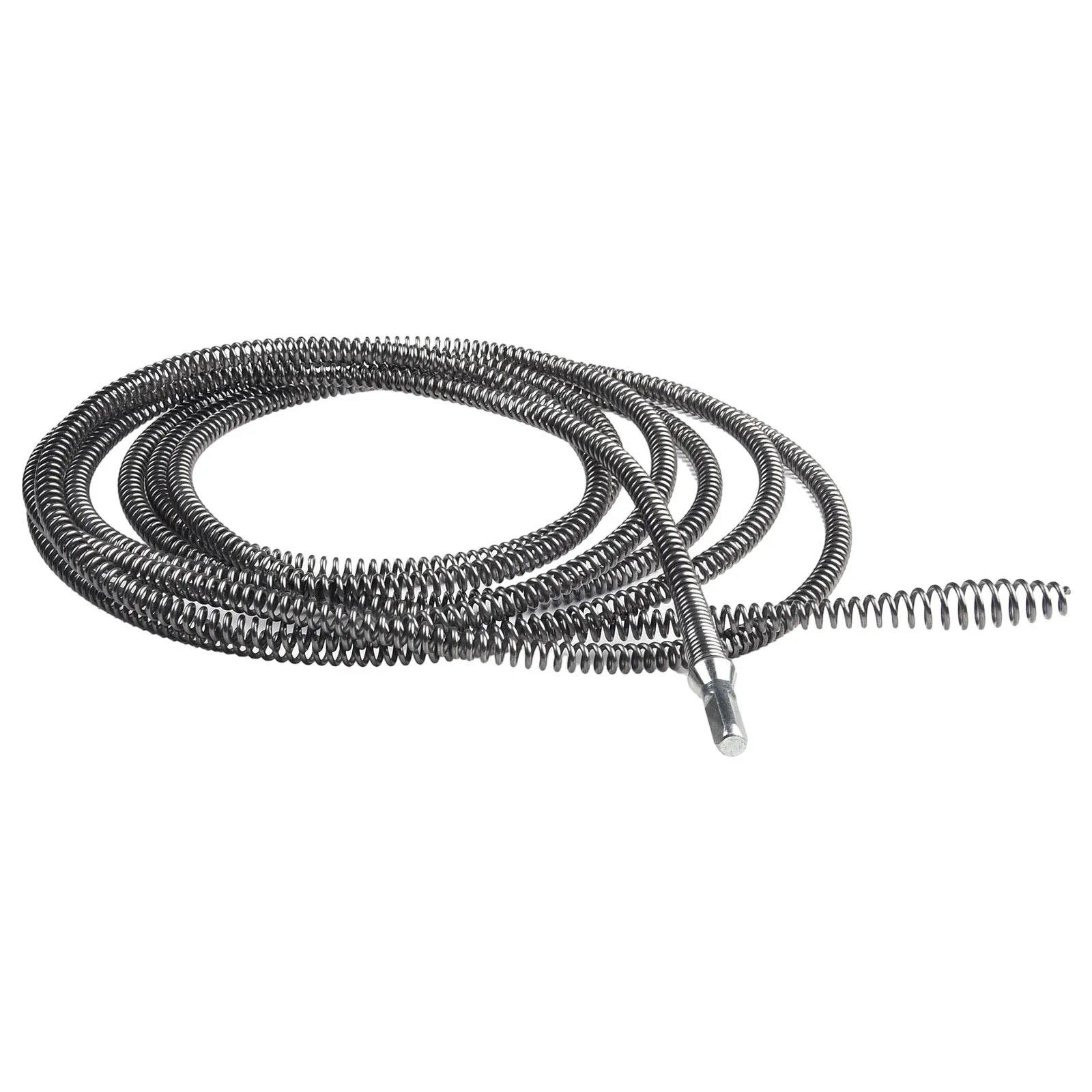 

Universal Interface Pipe Dredging Tool Spring Tube Sewer Dredging Tool Electric Drill Drain Dredging Manganese Steel 5 Meter