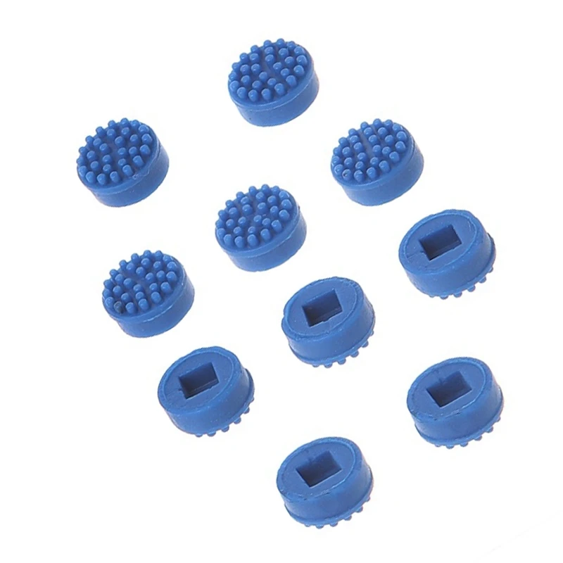 10PCS Trackpoint Pointer Mouse Stick Point Cap Blue Cap For 