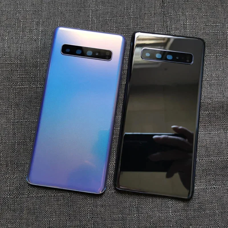 Для Samsung Galaxy S10 5G SM-G977B g977f задняя крышка аккумулятора 3D стеклянная панель корпус