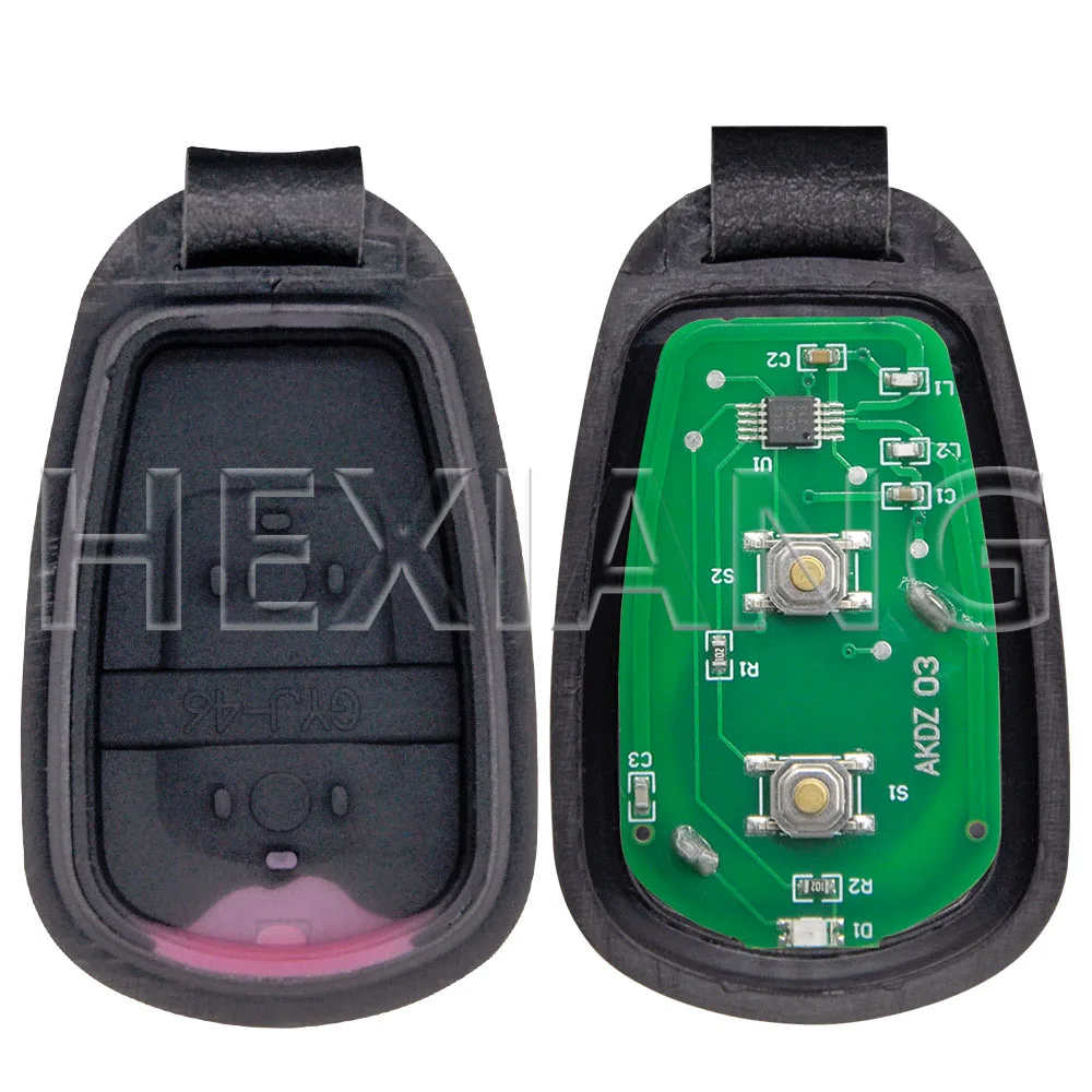 DR 2 кнопки 433 МГц автомобильный дистанционный ключ без ключа OSLOKA-510T для Hyundai Elantra Old