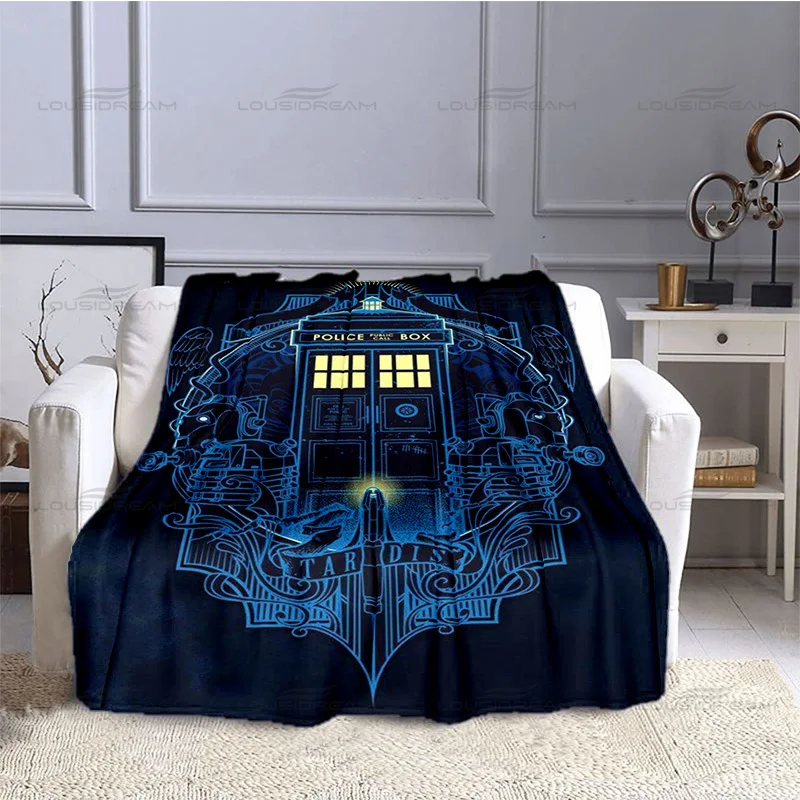 Мультяшное декоративное одеяло Доктор Кто популярное британское ТВ-одеяло