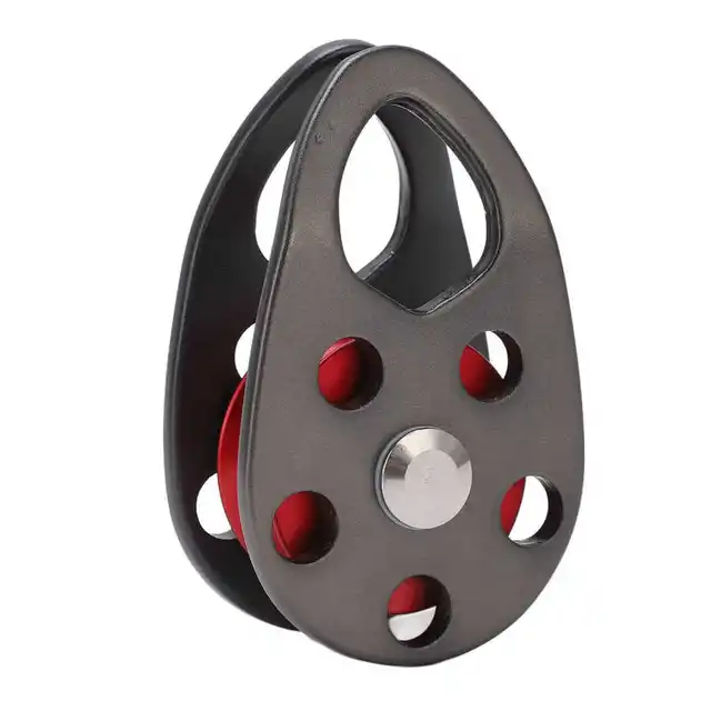 20KN Rock Climbing Pulley ​Aluminum alloy ​Side Swing Pulley for Outdoor Activities 4