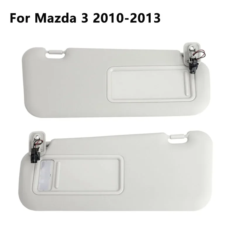 Фото Для Mazda 3 2010 2011 2012 2013, автомобильный левый и правый солнцезащитный козырек с подсветкой BBM2 69 320C 75 BBM3 69 320C 75 №3