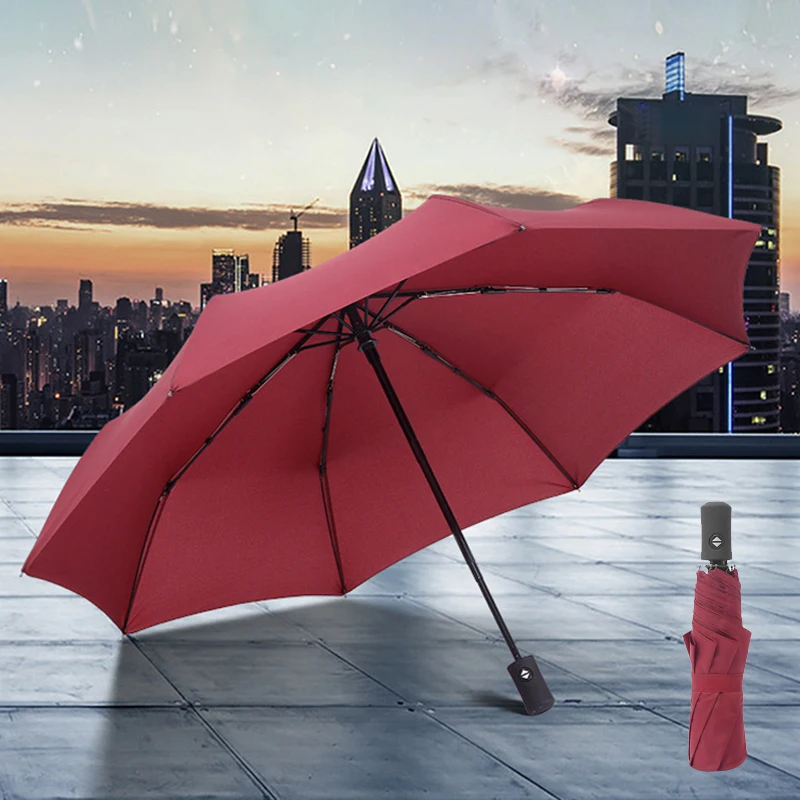 Paraguas automático para hombre y mujer, accesorio resistente al viento y al agua, ideal para la lluvia y el coche, ideal para pescar, venta al por mayor, envío gratis