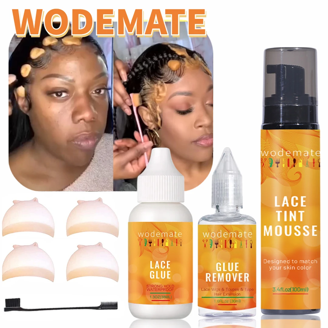 Parrucca Anteriore In Pizzo Adesivo Colla In Pizzo Impermeabile Colla Invisibile Per Capelli Colla Per Toupee Frontale + Pizzo Tinta Mousse Parrucca N