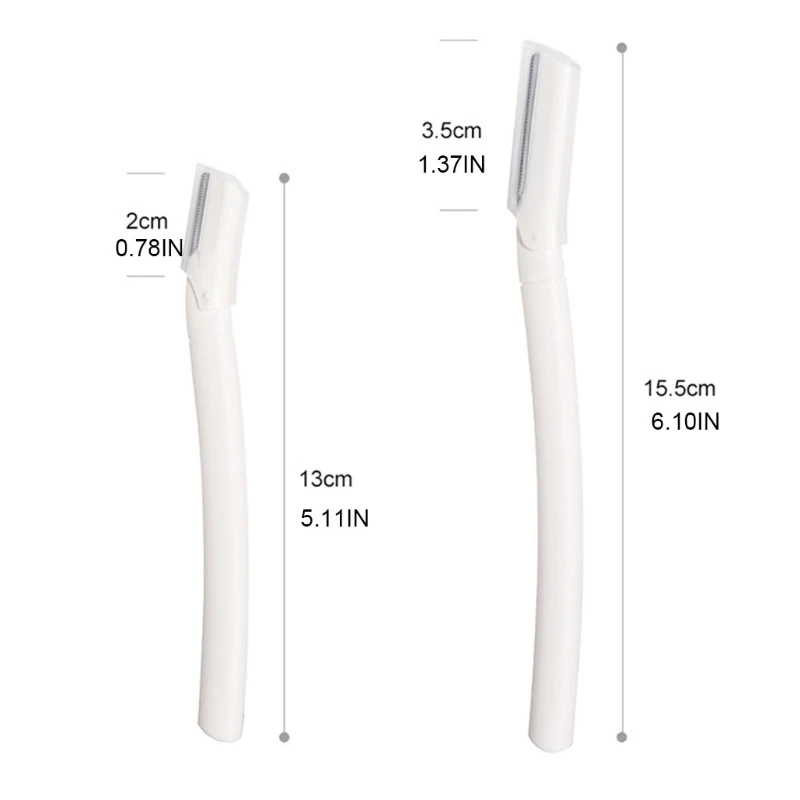 

GXMC Portable Eyebrow Razor for Women,2PCS Dermaplane Razor for Women Face, Multipurpose Face Razors for Women Men Waterproof