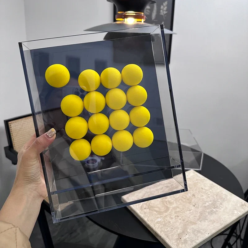 Современный акриловый шарик из губки декоративная живопись креативный орнамент