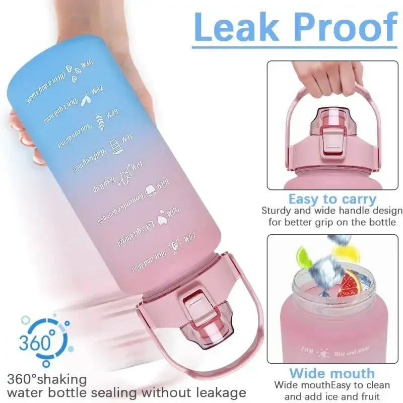 Набор пластиковых стаканчиков с градиентом 3 шт