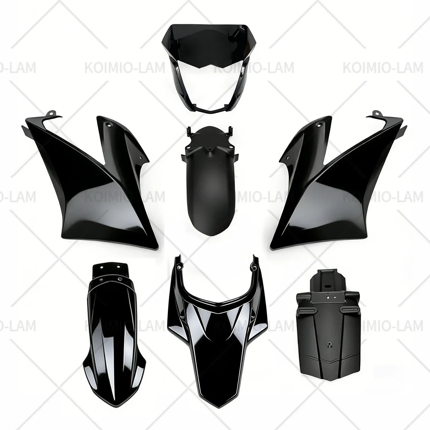 Фото Подходит для мотоциклов YAMAHA XT660X XT 660X 2007-2014 годов выпуска, комплект обвеса XT660 X 2008 2009 2010 2011 2012 2013 №3