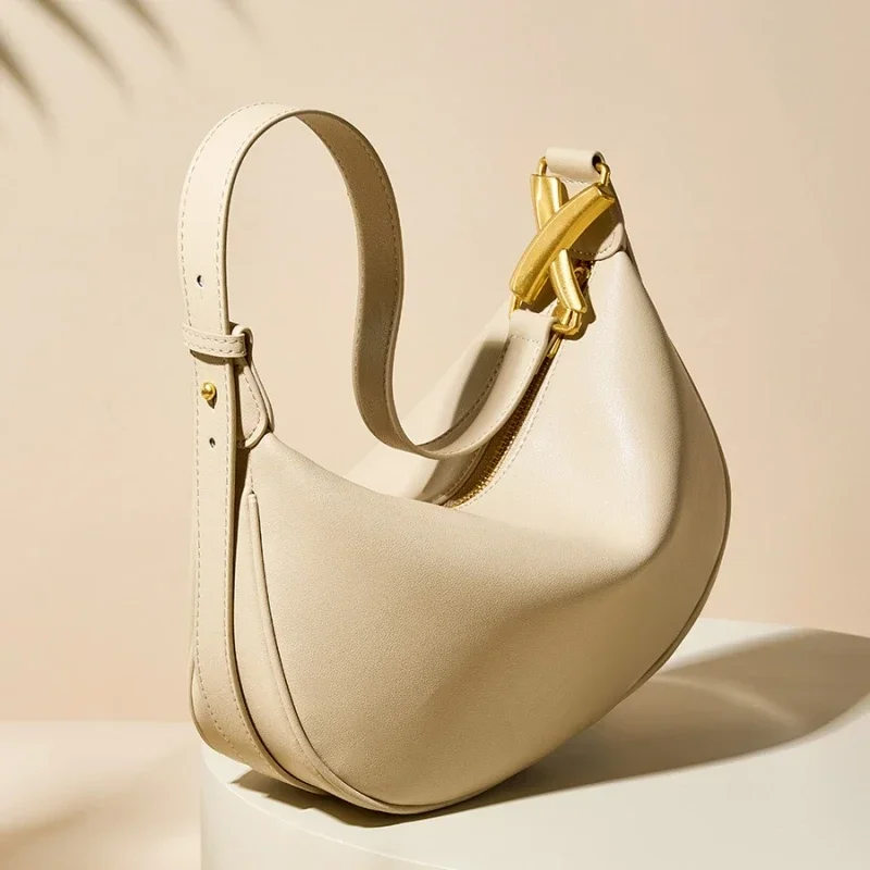 Женская Роскошная Сумка-почтальонка из мягкой кожи