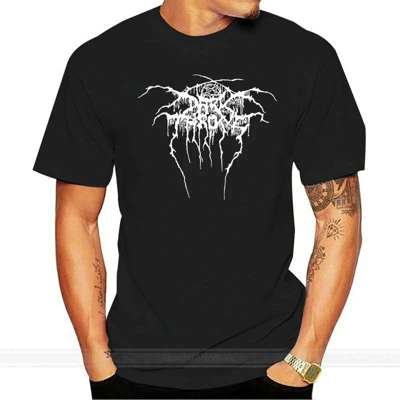 

Darkthrone Logo Shirt S M L XL XXL Official Dark Throne T-Shirt cotton tshirt men summer fashion t-shirt euro size