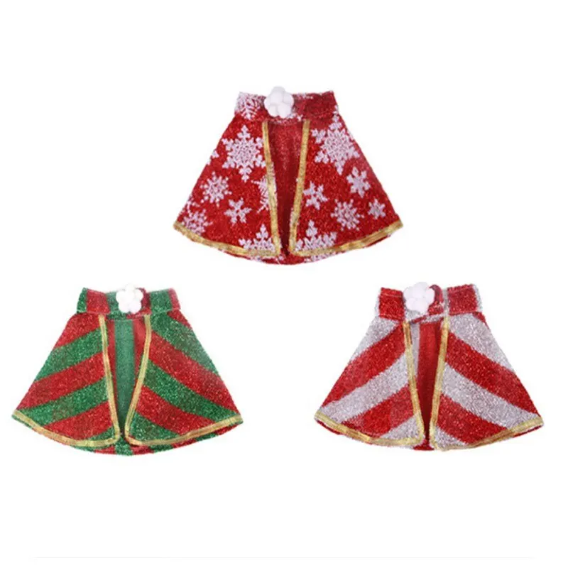 

For New Dog Cat Costume Christmas Cloak Dress Up Clothes For Cats New Year Suit For Small Dogs Pet Party Cosplay Props