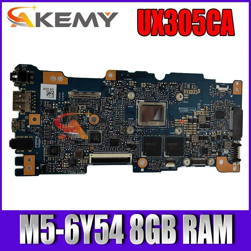 

UX305CA Motherboard M5-6Y54 CPU 8GB RAM For ASUS Zenbook UX305CA UX305C U305C Laptop motherboard UX305CA Mainboard 100% Test