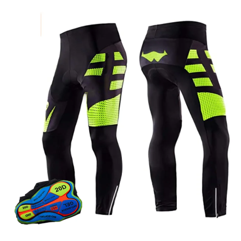 

Mens Cycling Long Pants Cycling Clothes Bib Shorts Breathable Motorcycle Pants Riding Silicone