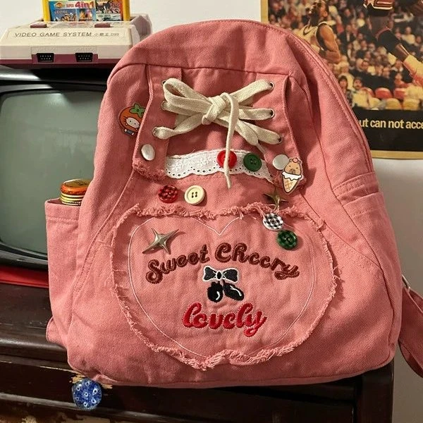 Милый школьный рюкзак с японским мультяшным рисунком женские сумки милые