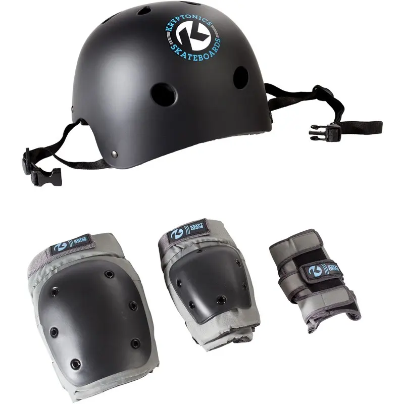 

4-in-1 Pad Set, with Helmet For Bicycle Bike Scooter Hoverboard Skating Skateboard