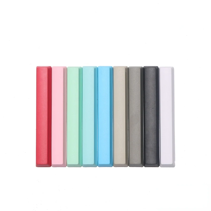 PBT Spacebar Keycaps for Mechanical Keyboard 6.25x OEM Height Black White Red Pink Blue Grey GK61 Anne Pro 2 Ducky FILCO GANSS