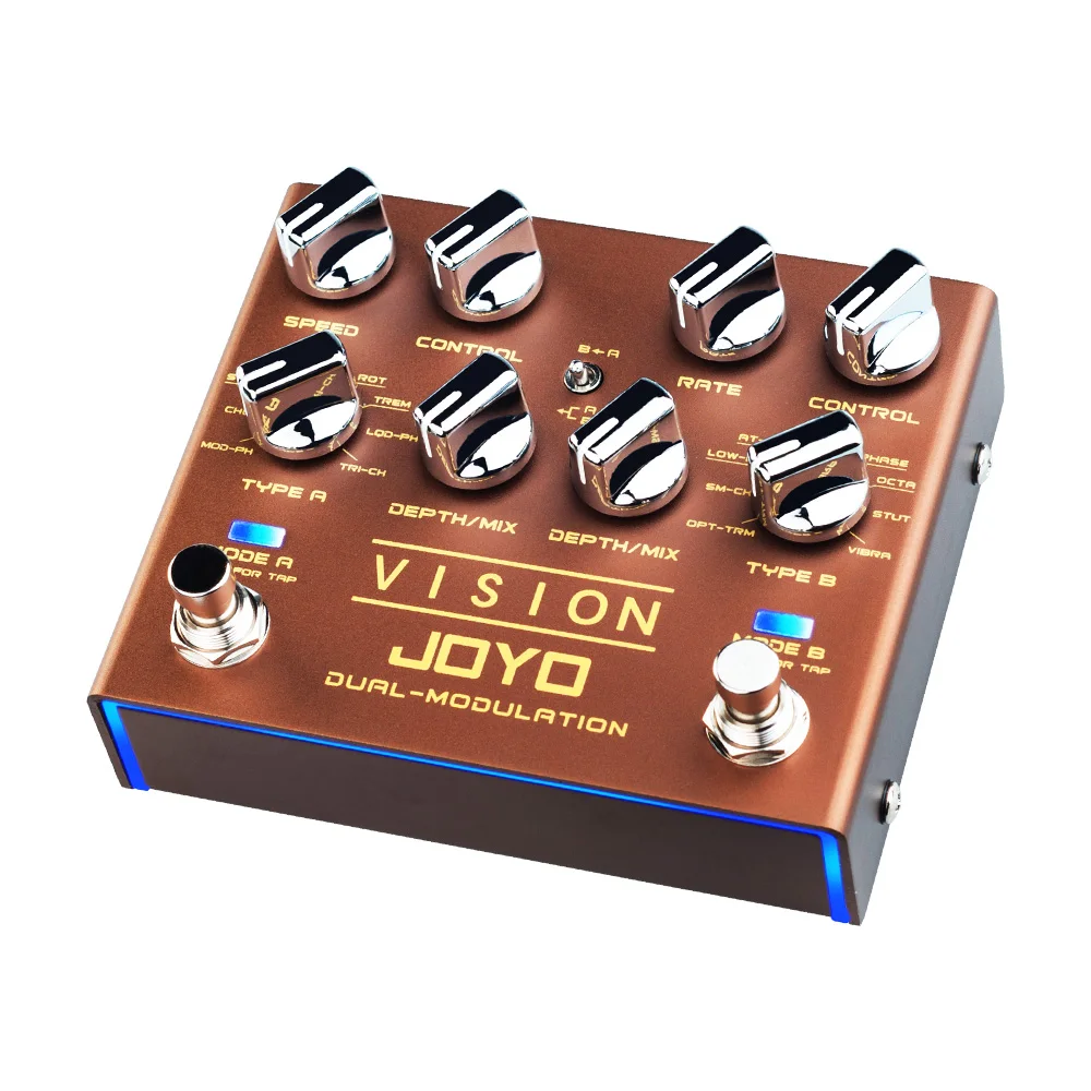 Педаль для мультиэффектов JOYO R-09 Vision гитара с двухканальным стерео входом и