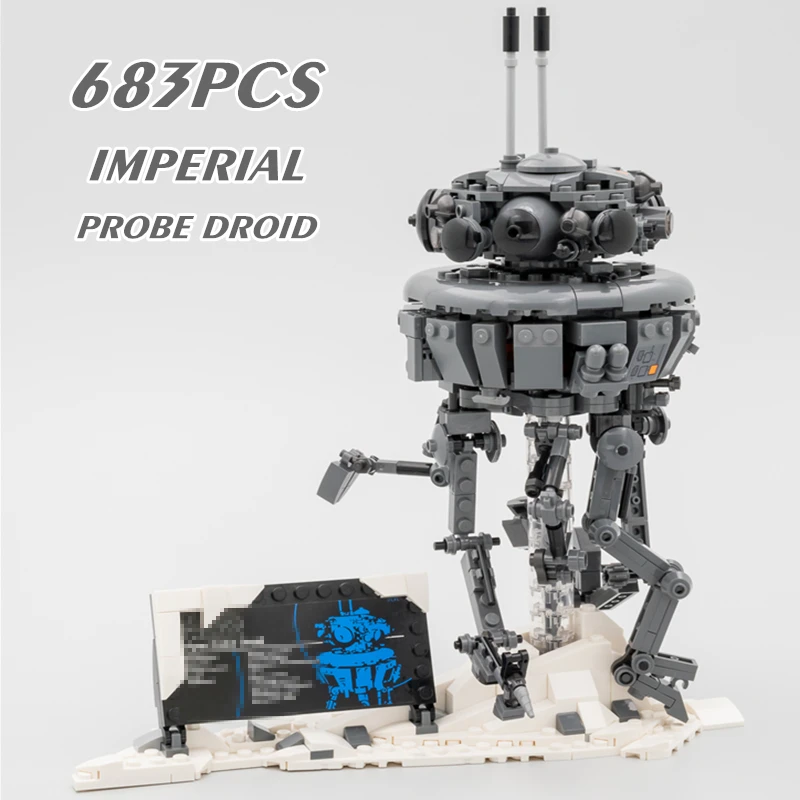 

Новинка 75306, набор строительных блоков DROID с датчиком випера императора, 683 шт., военные машинки, кирпичи, игрушки для детей, Рождественский подарок на день рождения