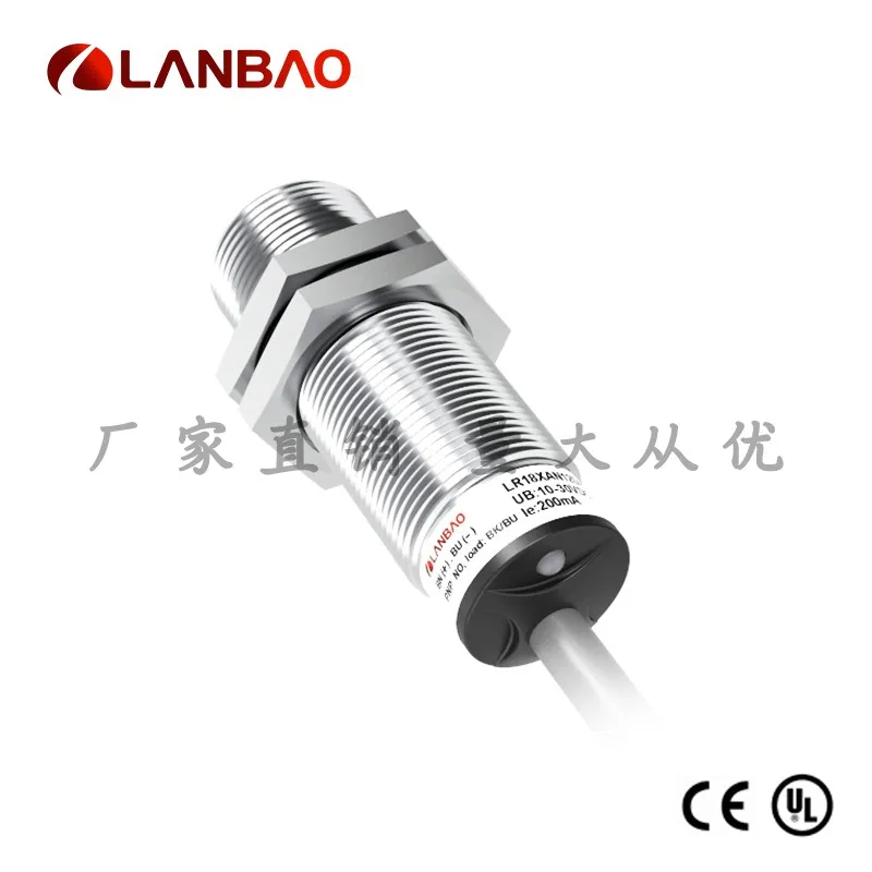 

Shanghai Lanbao LR18XBN08DNO metal cylinder sensor three-wire non-buried 8mm inductive proximity switch