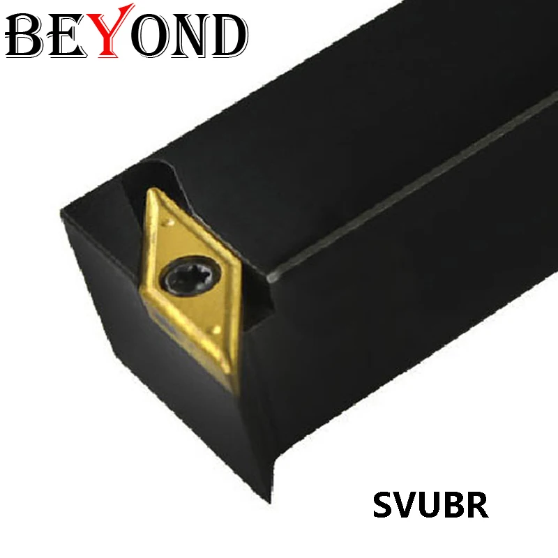 

BEYOND Держатель токарного инструмента Хвостовик твердосплавные пластины SVUBR 1616 SVUBR1616H16 Внешний токарный станок 20 мм 16 мм