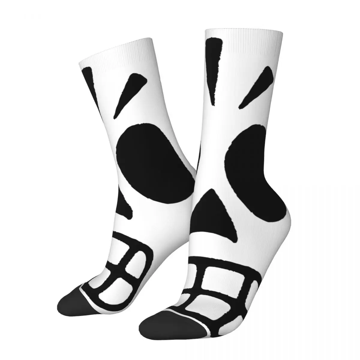 

Hip Hop Vintage Manny Calevara Crazy Men's compression Socks Unisex Grim Fandango Game Street Style Pattern Printed Funny