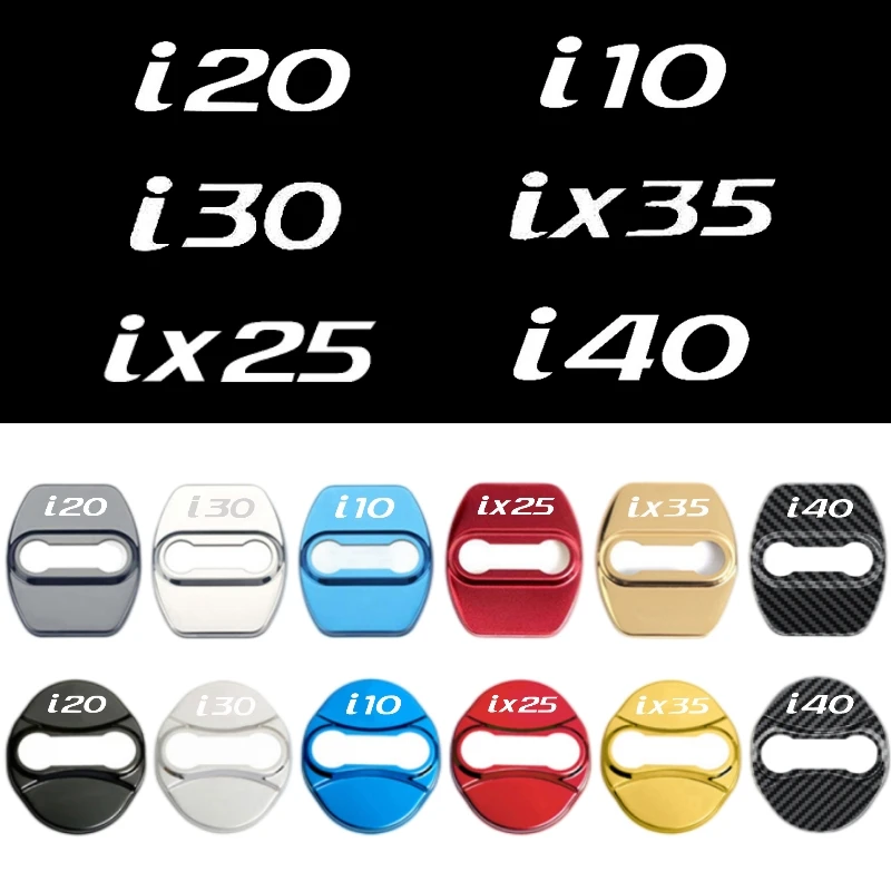 4 шт. защитные наклейки на Автомобильный Дверной замок для Hyundai I10 I20 I30 I40 Ix25 Ix35 -