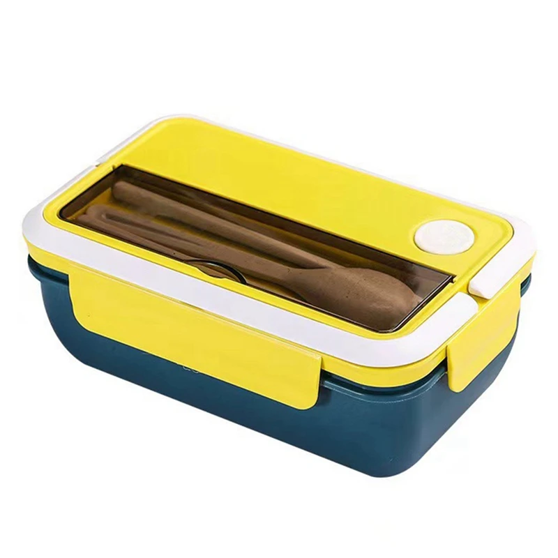 Большой вместительный студенческий ланч-бокс корейский герметичный ящик для