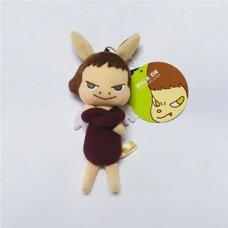 

18 см аниме плюшевые игрушки мультфильм длинные уши брелок сердитое выражение аниме персонаж кукла-подвеска для детей подарки на день рожде...