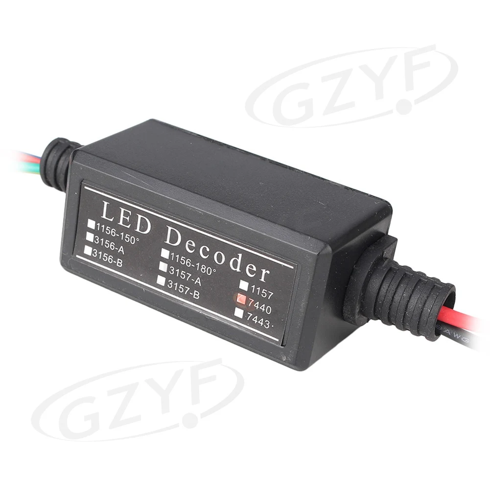 7440 светодиодный декодеры фар Canbus адаптеры безошибочный анти мерцание 2 шт DC 12V