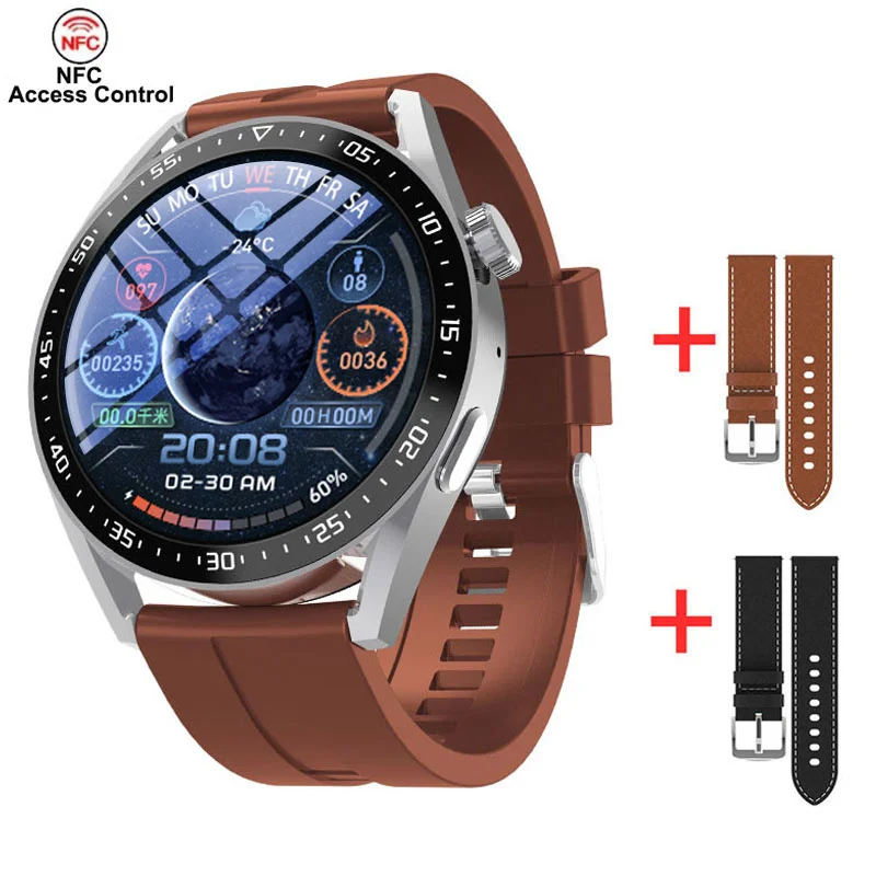 

2023 New HW3 Pro Smart Watch NFC Bluetooth Call Men's Watch Heart Rate Monitor Voice Assistant Waterproof Smartwatch Best Hot