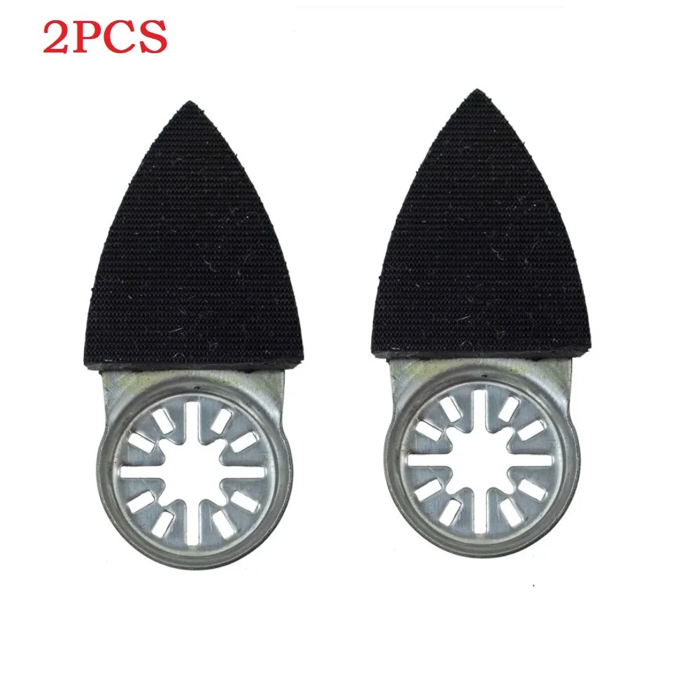

2PCS Triangle Sanding Disc Oscillating Tool Sandpaper Sanding Disc Sanding Finger Pad Hook & Loop Sandpaper Abrasive Tools