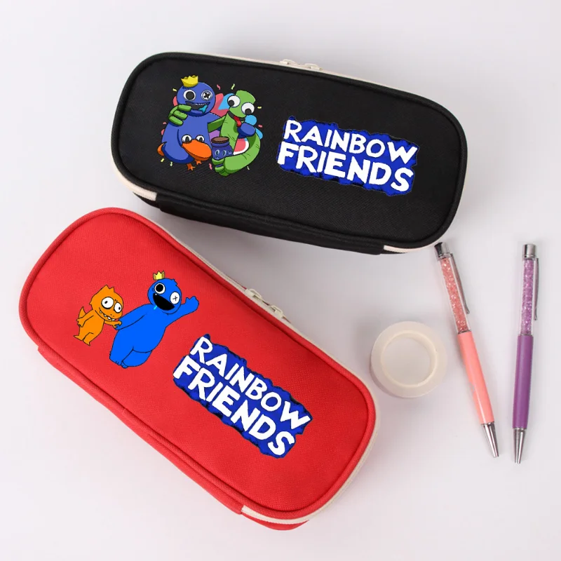 

Пеналы Rainbow Friends Kawaii пеналы канцелярские принадлежности холщовые милые детские конфетные коробки пеналы