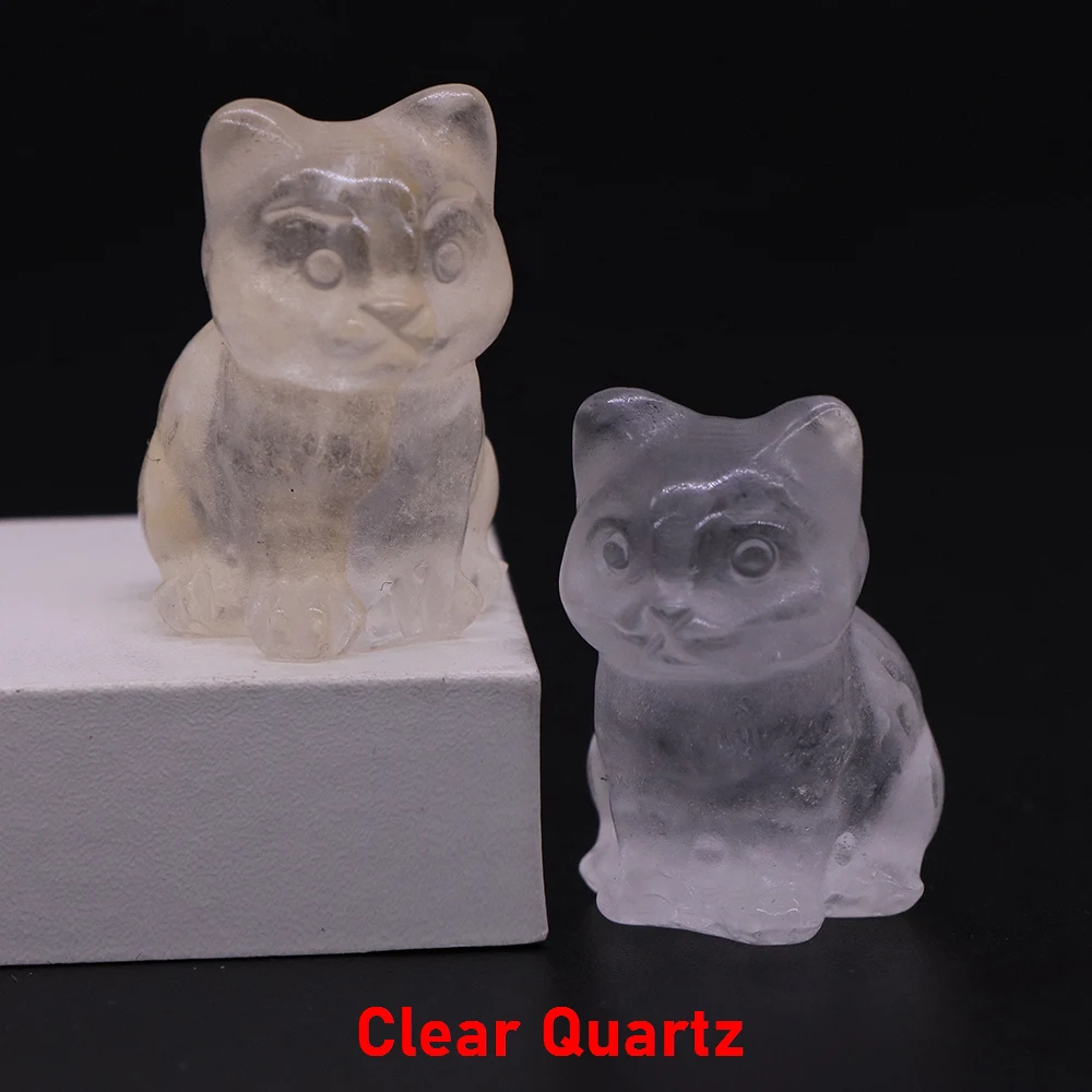 

Фигурки кошек из камня 30 мм