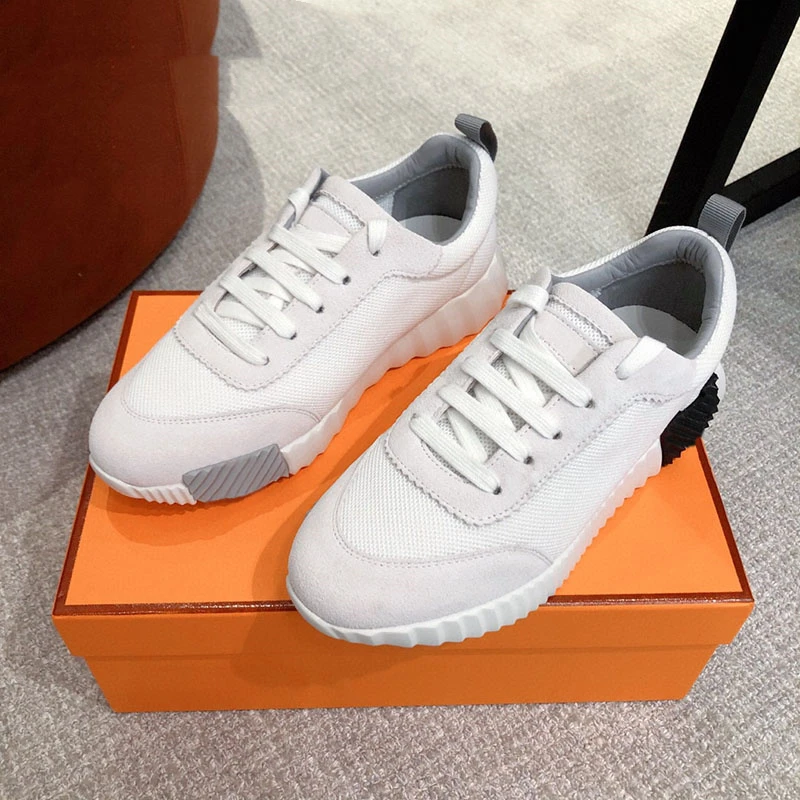 

2022 Spring Designer Breathable Sneakers Lace Up Platform Shoes Male Flats Mix Color Suede Patchwork Flat Platform Shoes For Men